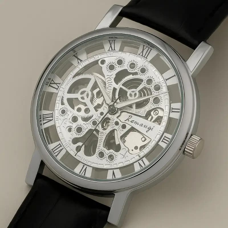 Kemangi Skeleton Series  Transparent Mechanical-Style Watch
