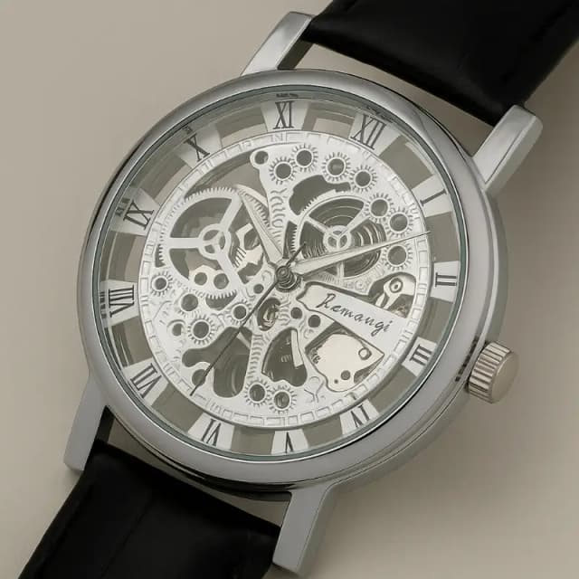 Kemangi Skeleton Series  Transparent Mechanical-Style Watch