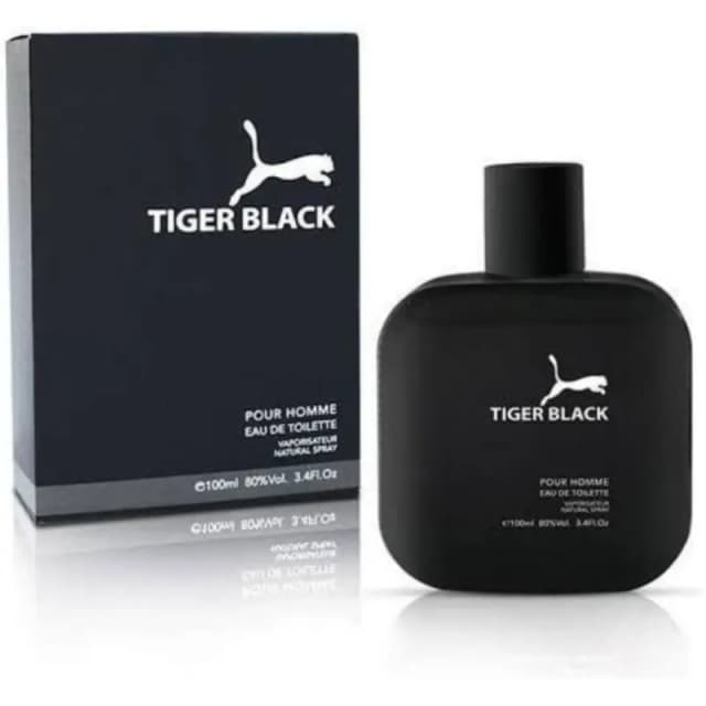 Tiger Black Perfume for Men  100ml (Eau de Toilette)