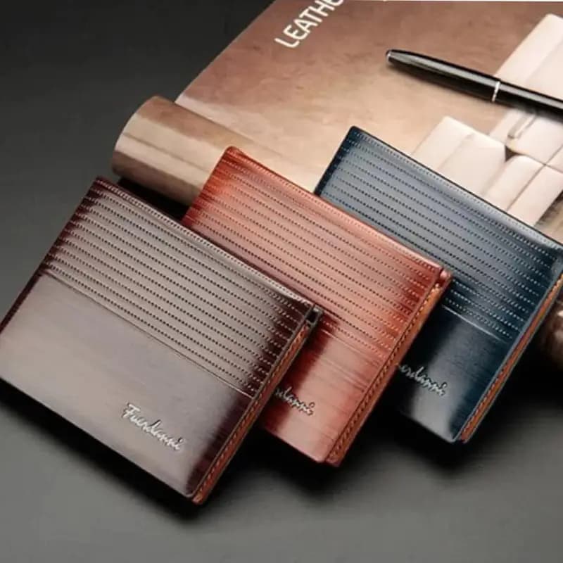 Stylish Synthetic Leather Wallet for Men  Slim, Durable & Elegant